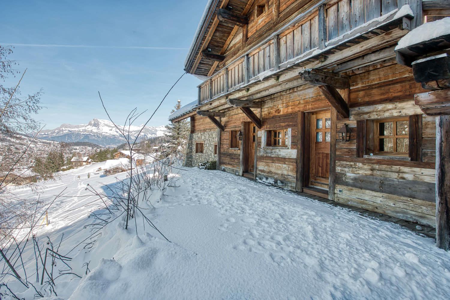 Chalet Edelweiss Megève Exteriör bild